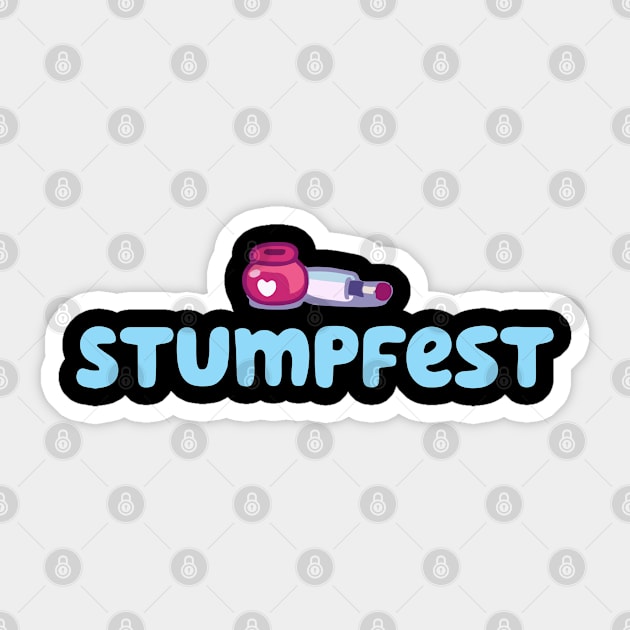 Stumpfest with Bluey Sticker by Pasar di Dunia